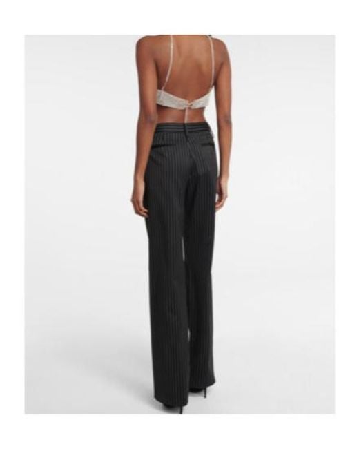 Magda Butrym Natural Bandeau Crystal Jewelry Top