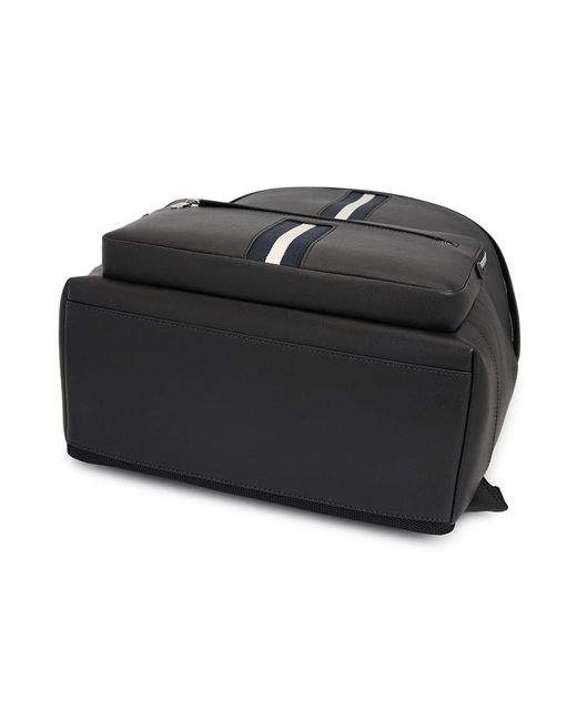 Bally Black Zippered Backpack for men