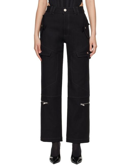 Dion Lee Black Organic Cotton Cargo
