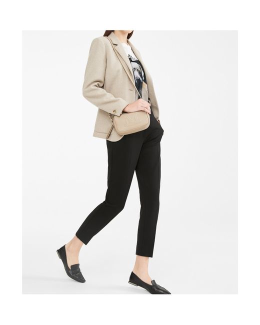 Max Mara Black Pegno Slim-Fit Trousers