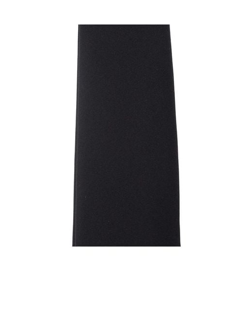 Moschino Black Logo Details Tie for men