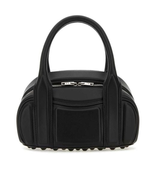 Alexander Wang Black Roc Small Top Handle Bag