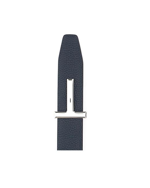 Tom Ford White T Icon Reversible Belt for men