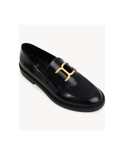 Chloé Black Chloé Marcie Slip-On Loafers