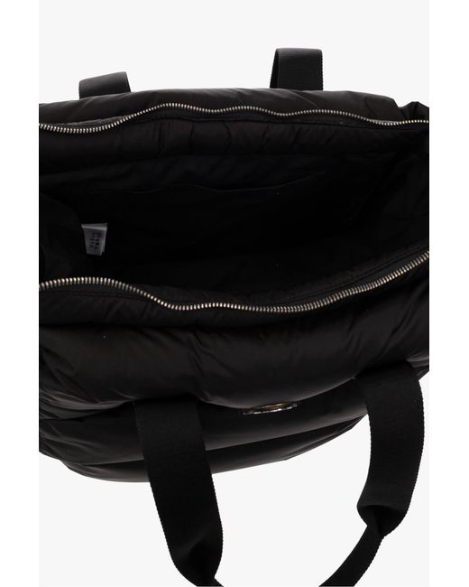 Moncler Black Caradoc Zip-Up Tote Bag