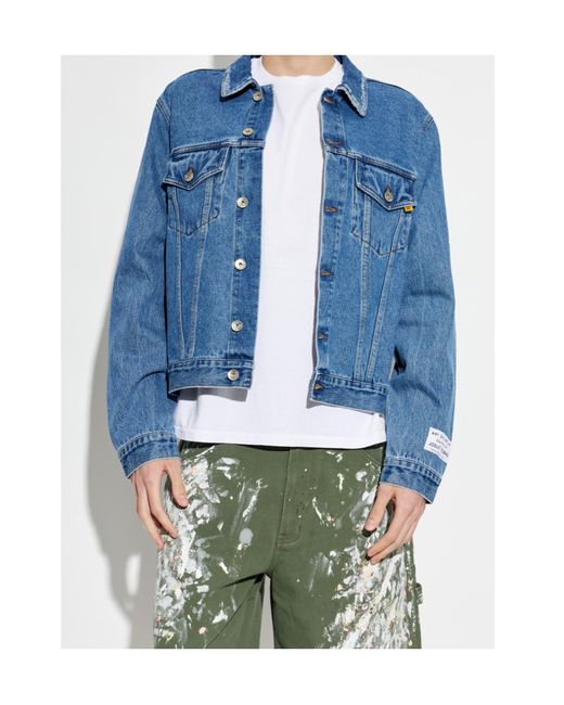 GALLERY DEPT. Blue Long-Sleeved Denim Jacket for men