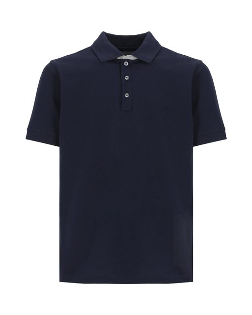 Fay Blue Classic Polo Shirt for men