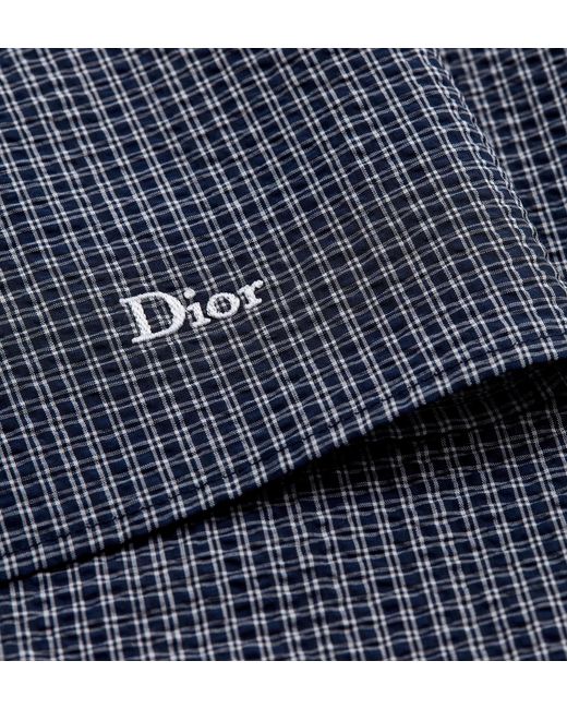 Dior Blue Iviera Shorts for men