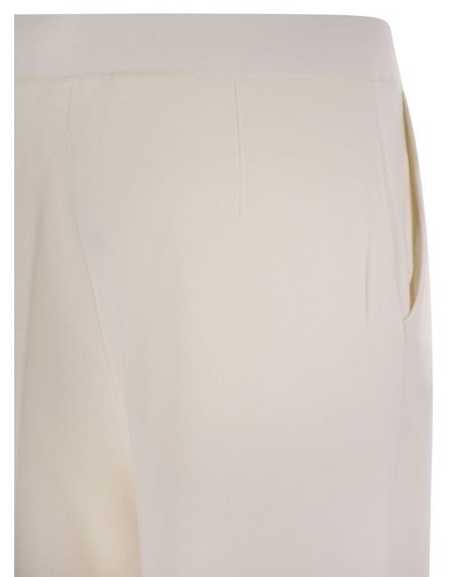 Max Mara White Arno Straight-Leg Pants