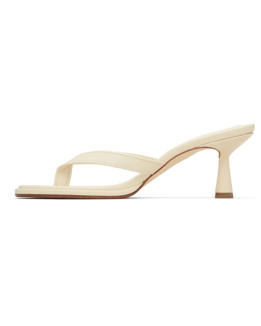 Aeyde Natural Daphne High-Heeled Sandals