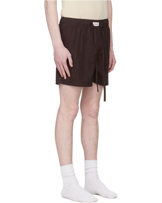Entire studios Purple Pajama Drawstring Shorts