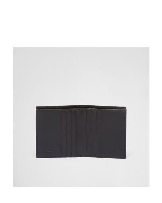 Prada Black Leather Wallet for men
