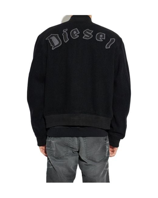 DIESEL Blue J-Arry-Wrd Button-Up Jacket for men
