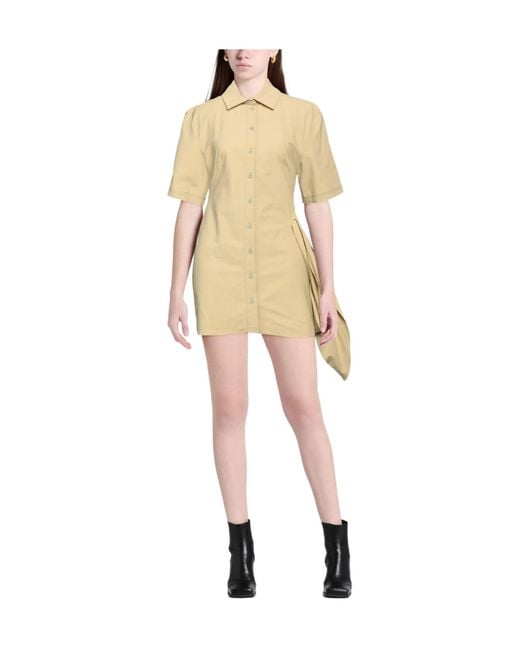 Jacquemus Natural Minimalist Shirt Dress