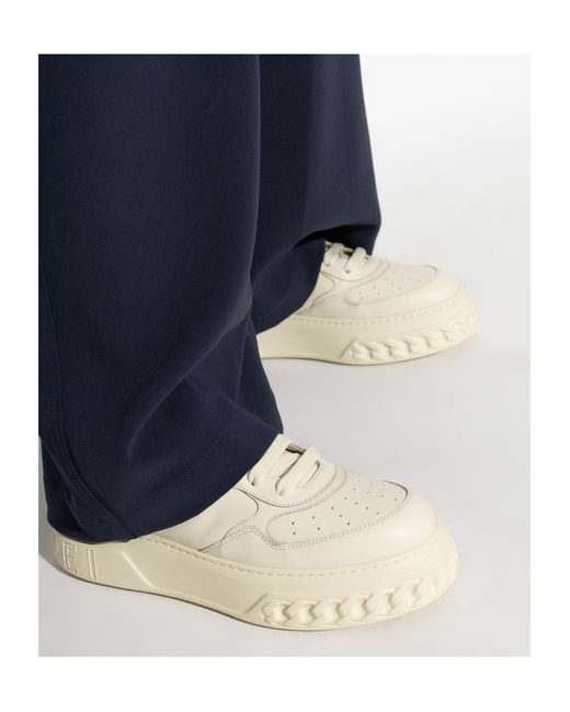 Casadei Natural Off Road Chunky Low-Top Sneakers