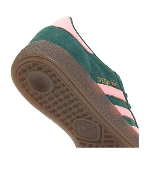 Adidas Originals Green Handball Spezial Lace-Up Sneakers