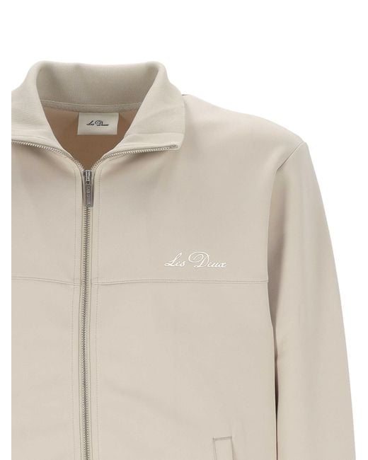 Les Deux Natural Zip-Up Track Jacket for men