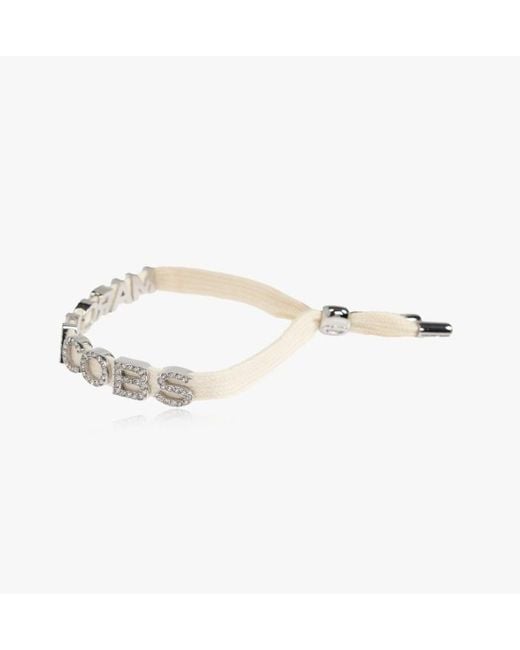 Marc Jacobs White Letter Bracelet