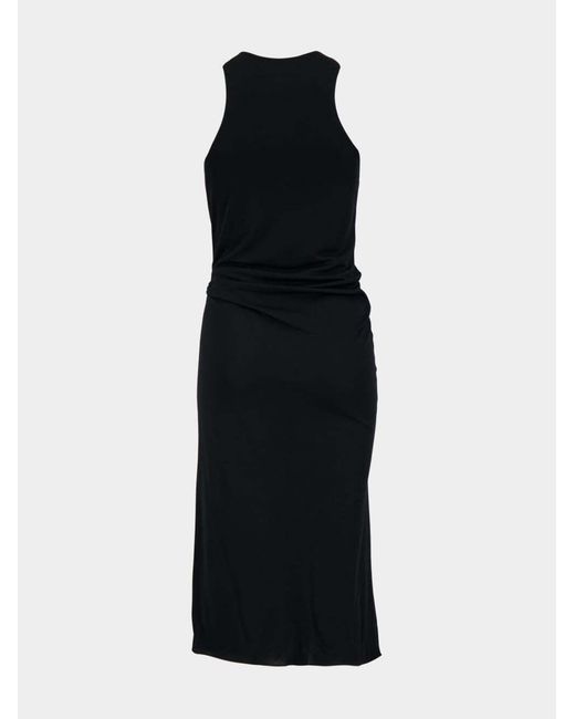 Tom Ford Black Buckle Detailed Tank Dress