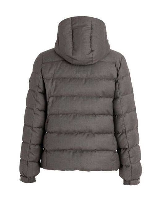 Tatras Brown Long-Sleeve Hooded Padded Jacket for men