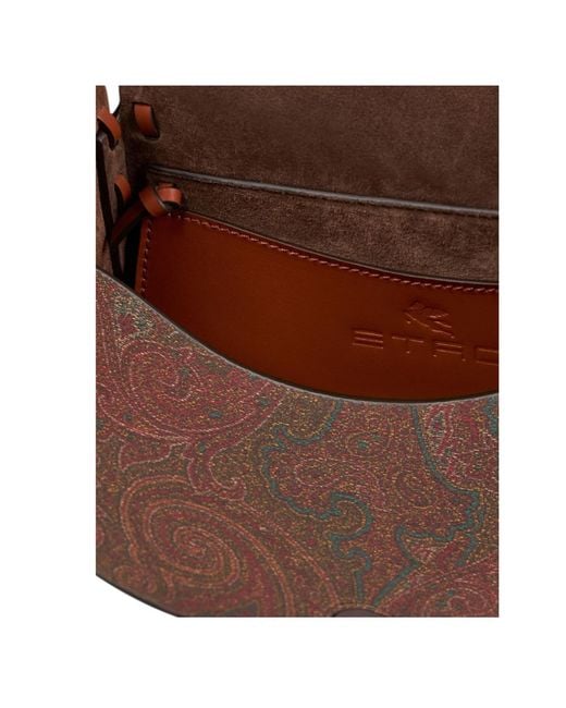 Etro White Small Drya Paisley Jacquard Bag