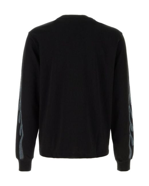 Amiri Black Cotton T-Shirt for men