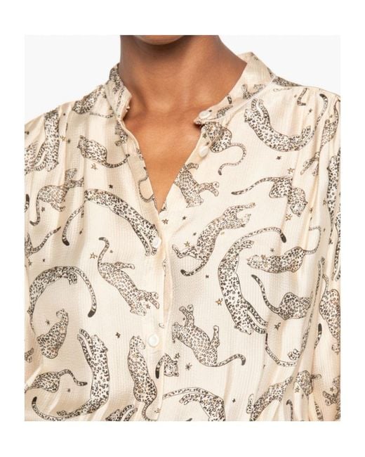 Forte_forte Natural Leopard-Print Midi Dress