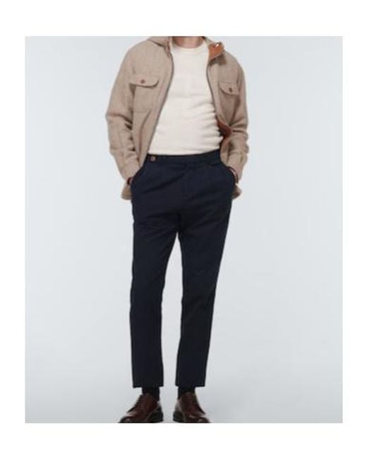 Giorgio Armani Natural Hooded Virgin Wool Blouson for men