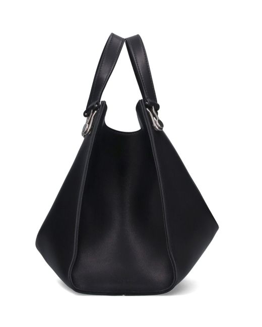 The Row Black Alexia Small Tote