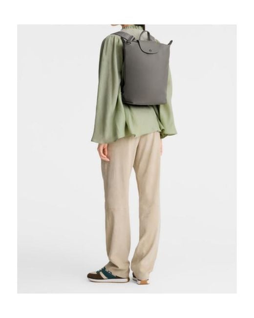 Longchamp Gray Le Pliage Xtra M Backpack