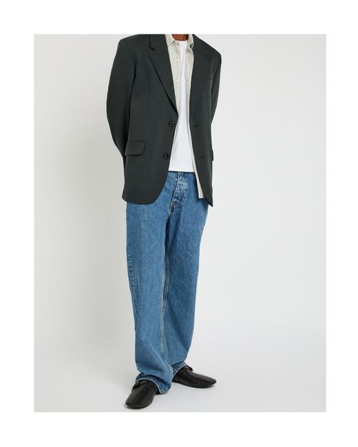 AMI Black Wool Blazer for men