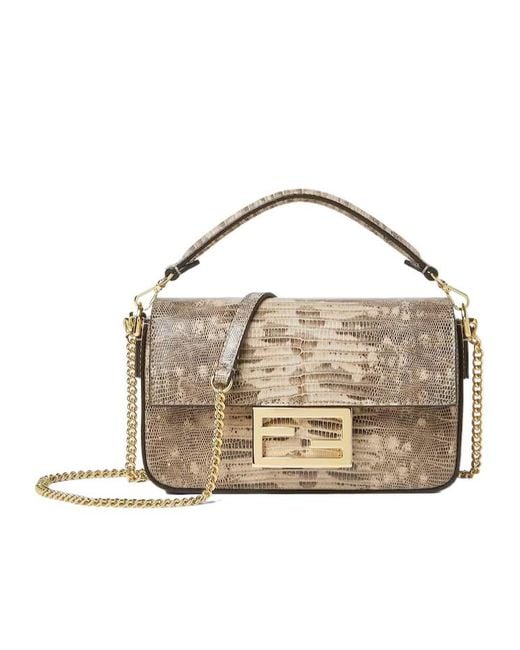 Fendi Metallic Baguette Mini