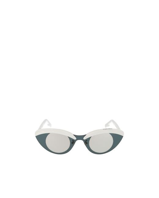 KENZO White Logo Sunglasses for men
