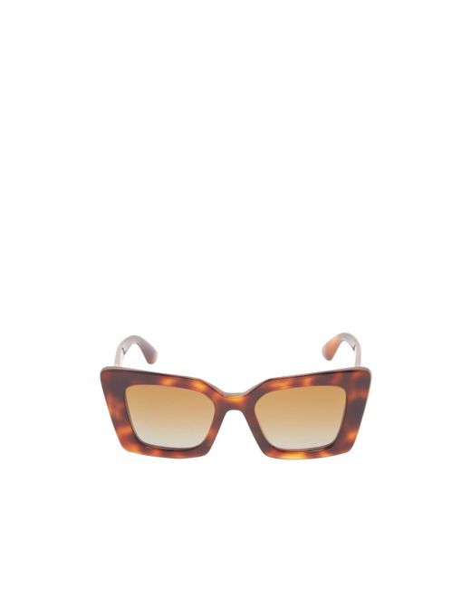 Burberry Pink Eyewear Daisy Square Sunglasses