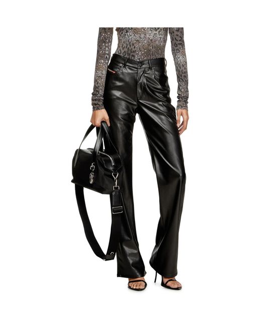 DIESEL Black Flag-D Top-Handle Tote Bag