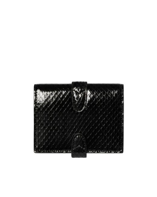 Gucci Black Jackie Python Medium Wallet