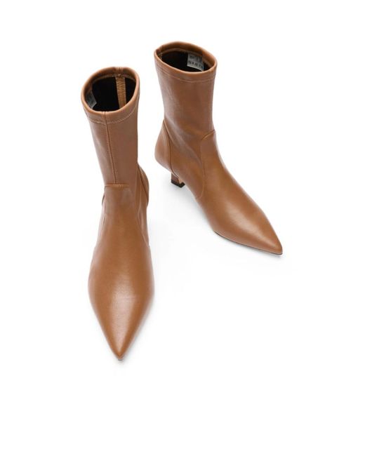 Stuart Weitzman Brown Vinnie Bootie 50