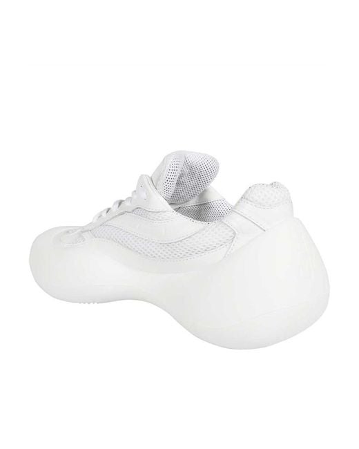 J.W. Anderson White Low-Top Sports Shoes