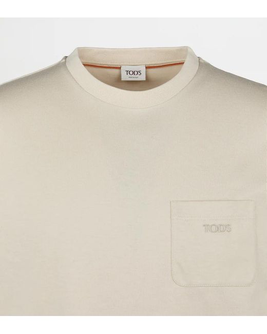 Tod's White Short-Sleeved T-Shirt for men