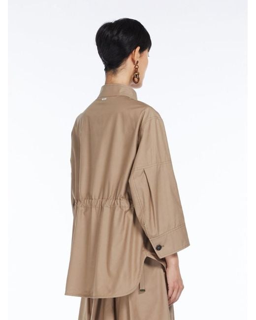 Max Mara Natural 'S Buttoned Long-Sleeved Jacket