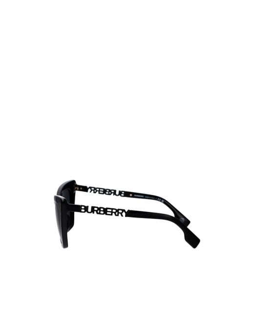 Burberry Black Eyewear Cat-Eye Sunglasses