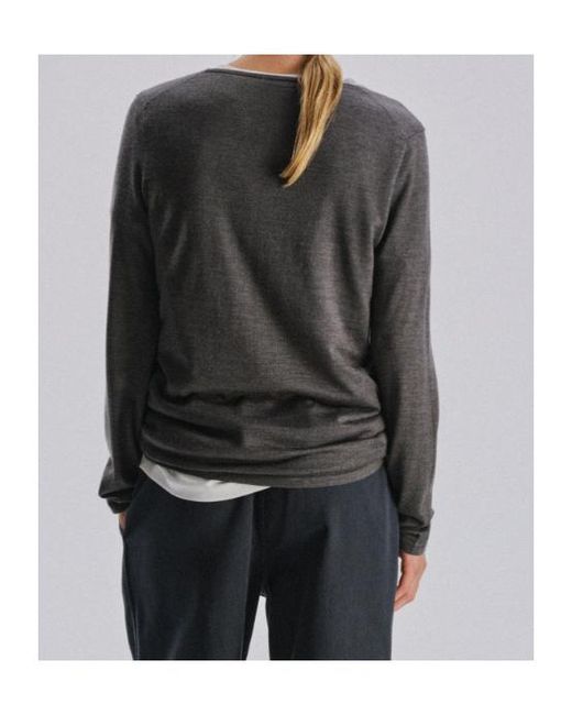 The Row Gray Crew-Neck T-Shirt