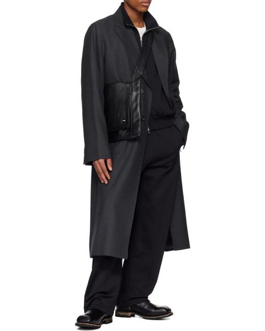Our Legacy Black Engine Square-Toe Ankle Boots for men