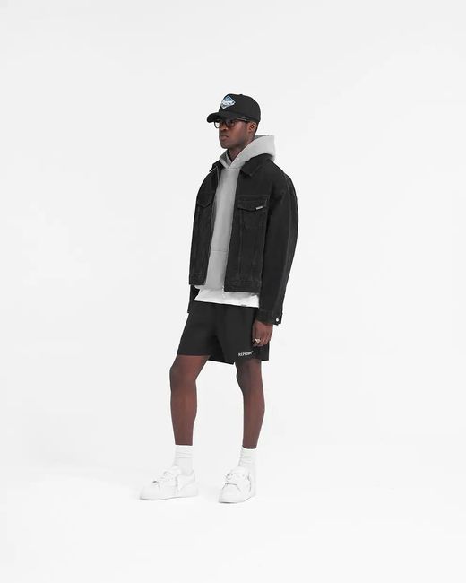 Represent Black R4 Denim Jacket for men