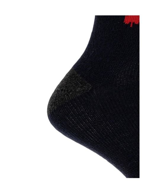 Marni Blue Crest Logo Socks for men