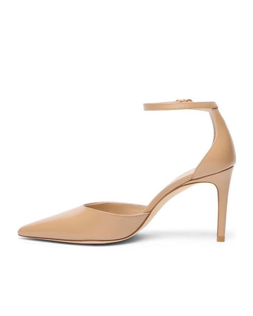 Stuart Weitzman Natural Stuart Power Strap 85