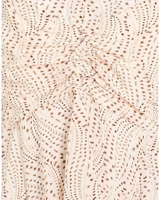 Isabel Marant Natural Long Sleeve V-Neck Blouse