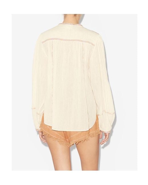 Isabel Marant Natural Isabel Marant Étoile Silekia Tassel-Detailed Blouse