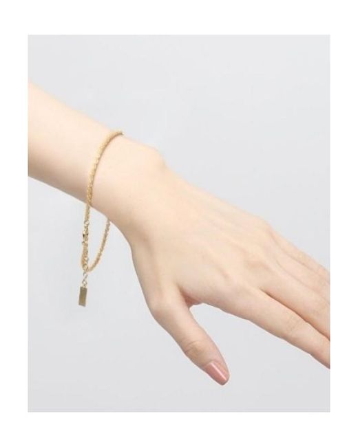 Saint Laurent Metallic Small Faceted Cable-Chain Bracelet