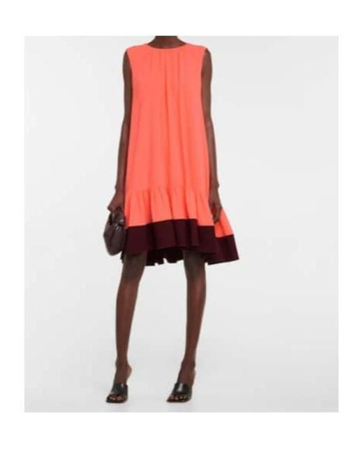 Roksanda Red Fuerza Crepe Mini Dress